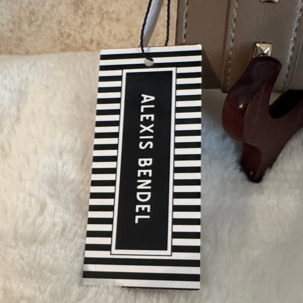 Alexis Bendel Taupe Studded Wallet
